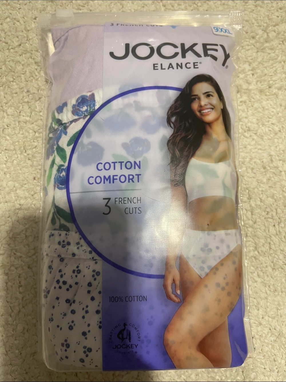 NIP- Jockey - XXL, 3XL or 4XL. 3 French Cuts